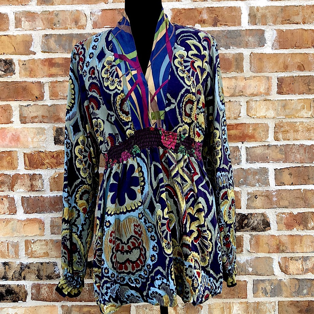Johnny Was Silk Tunic Dress